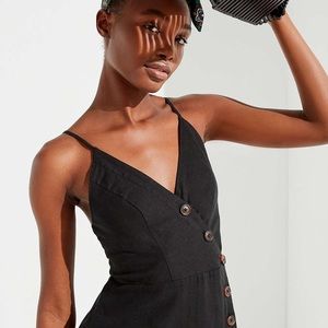 Urban Outfitters Amber Button-down Midi Dress